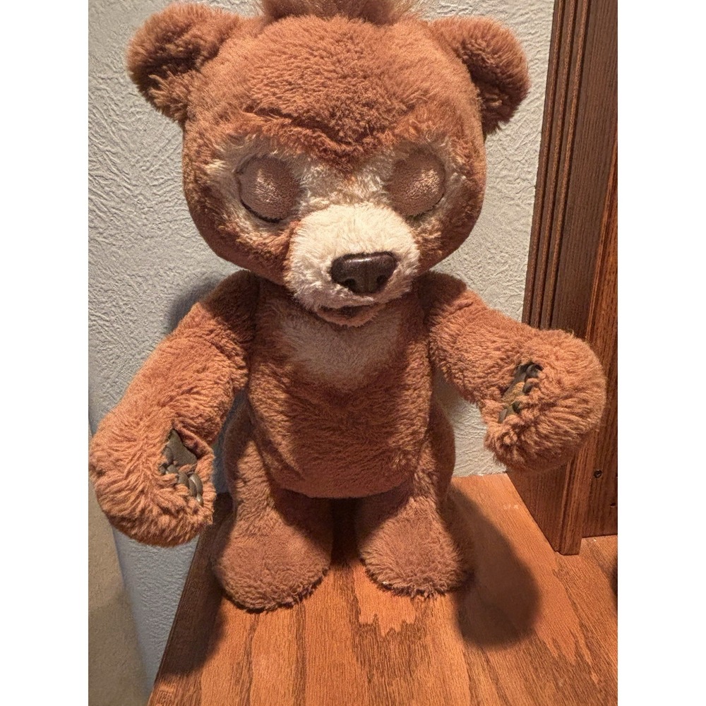 FurReal Cubby The Curious Bear Interactive Plush Toy Hasbro Tested WORKING
